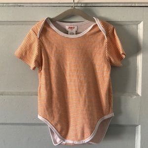 Zutano Short Sleeve Striped Onesie 18-24 Months